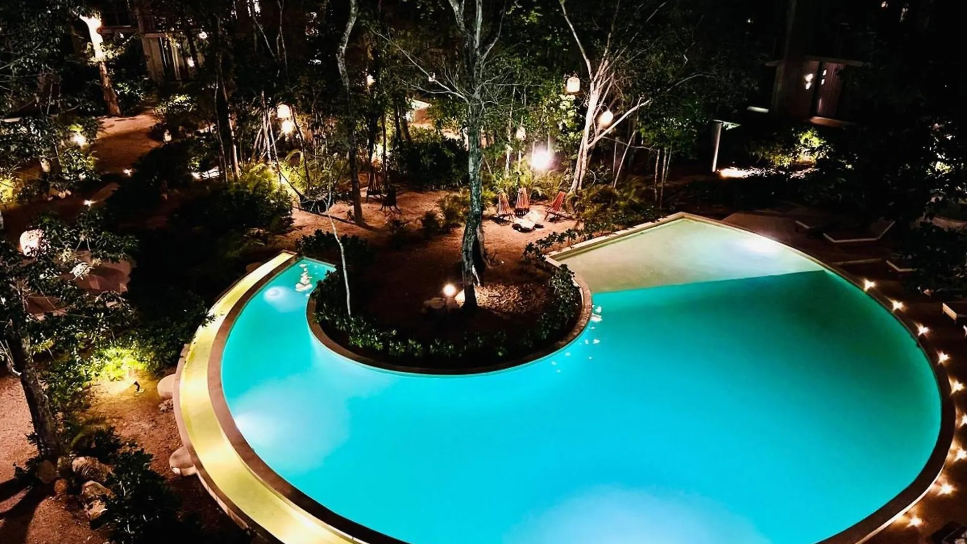 Private Pool & Grill 2 Bedroom Jungle Apartment 416 图卢姆