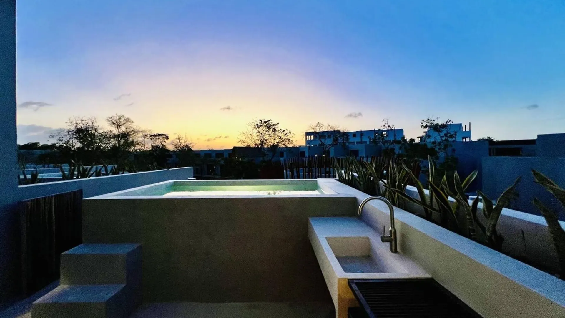 Private Pool & Grill 2 Bedroom Jungle Apartment 416 图卢姆